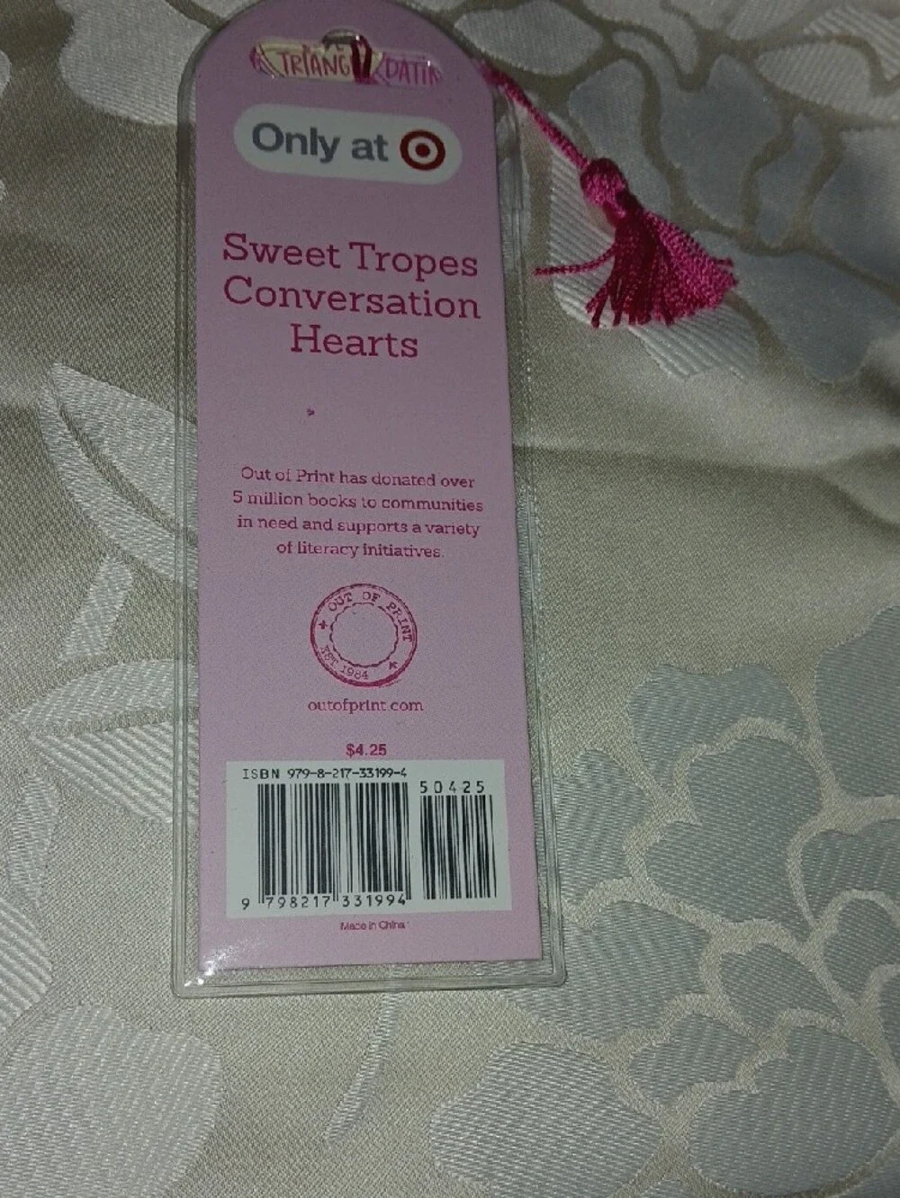 Out of Print Conversation Hearts Sticker Pack - Pink, Pastel